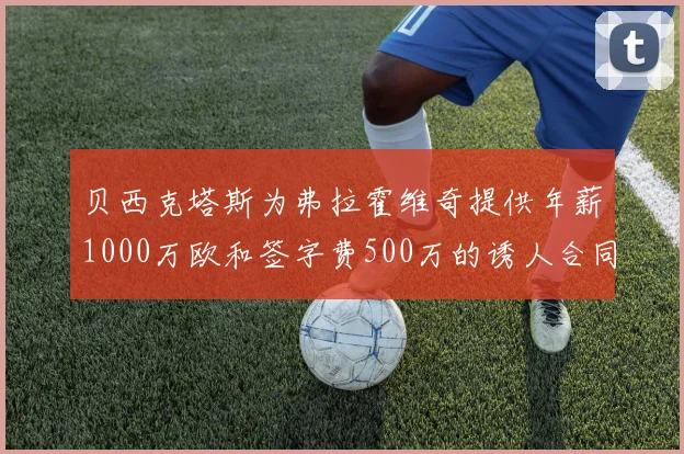 贝西克塔斯为弗拉霍维奇提供年薪1000万欧和签字费500万的诱人合同